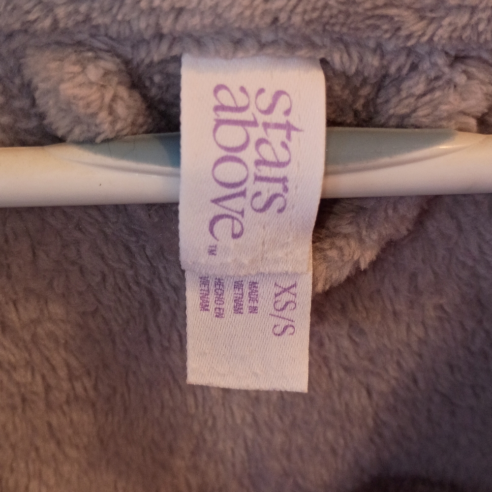 Stars Above Soft Gray Robe - Picture 3 of 3